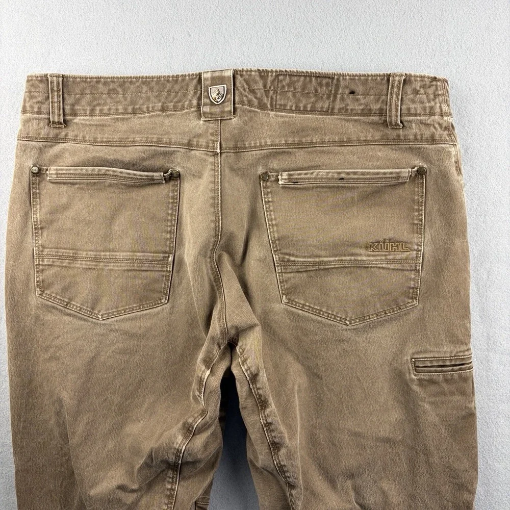 Kuhl Rydr Pants Men's 38x30 Fits 40x30 Brown Stretch Outdoor Work Utility